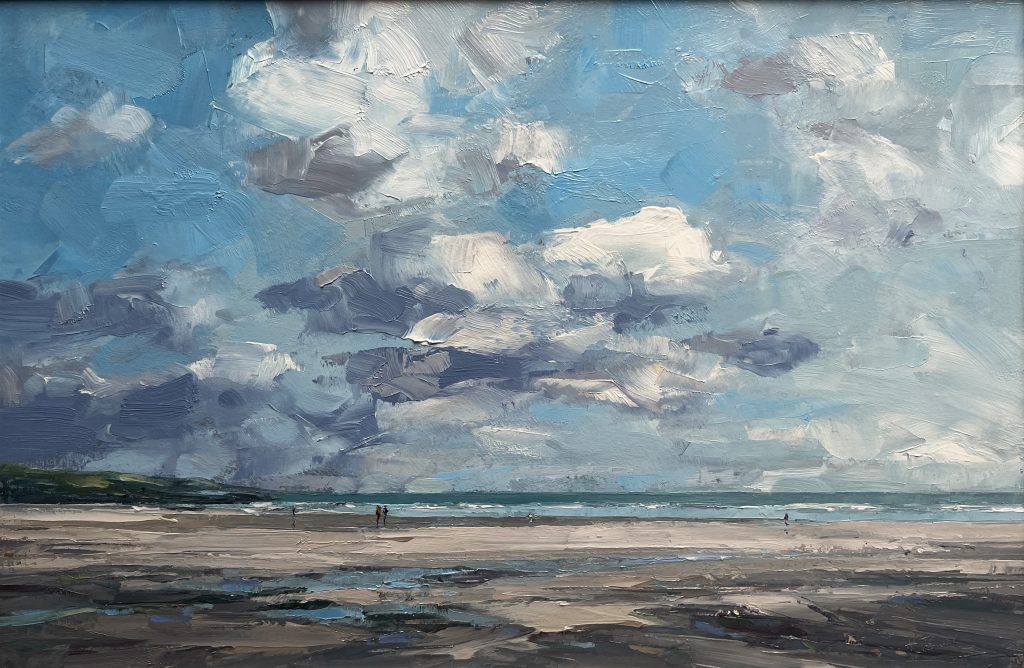 Harry Brioche - Autumn Sands - oil on board, size: 29×44.5cm £1,300