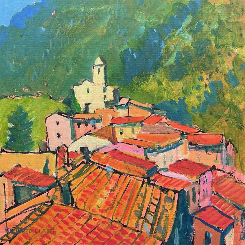 Richard Clare - Hilltop Village Above Monaco - £525