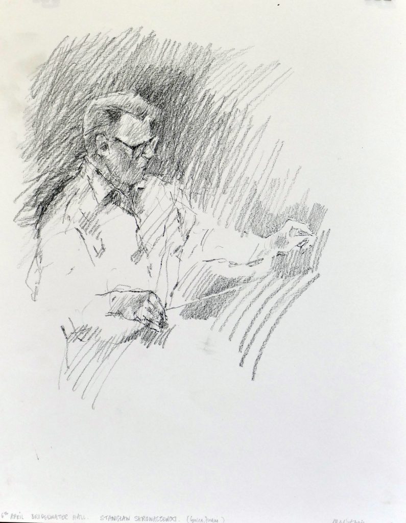 Janina Cebertowicz - Skrowaczewski 4 - charcoal 42x30cm £150