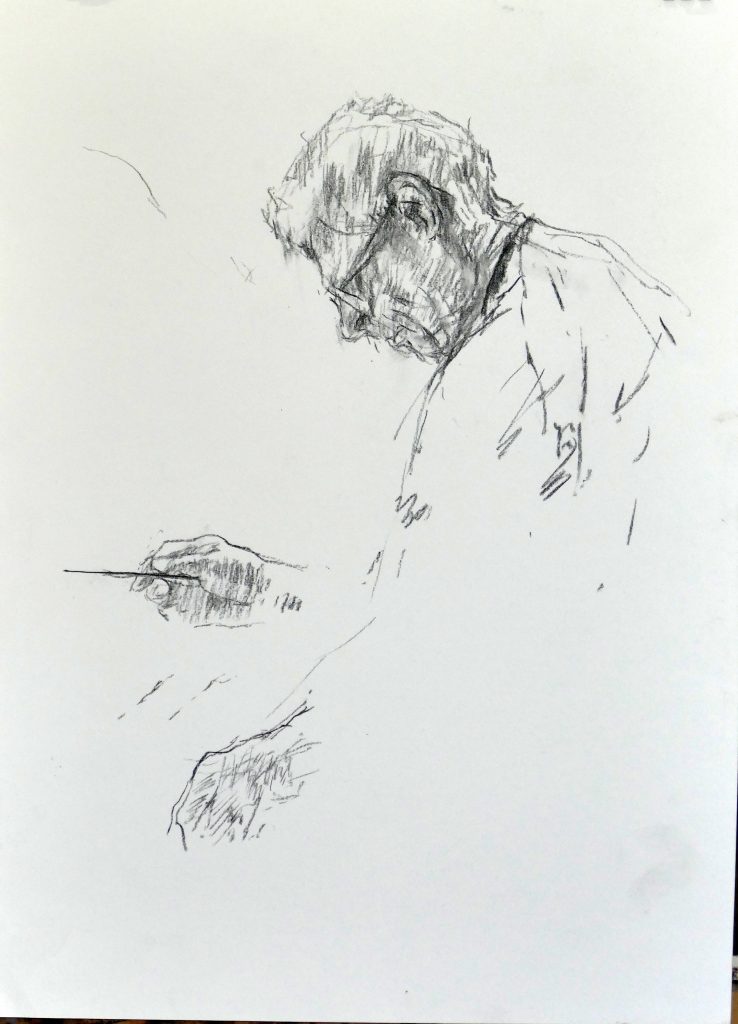 Janina Cebertowicz - Skrowaczewski 5 - charcoal 42x30cm £150