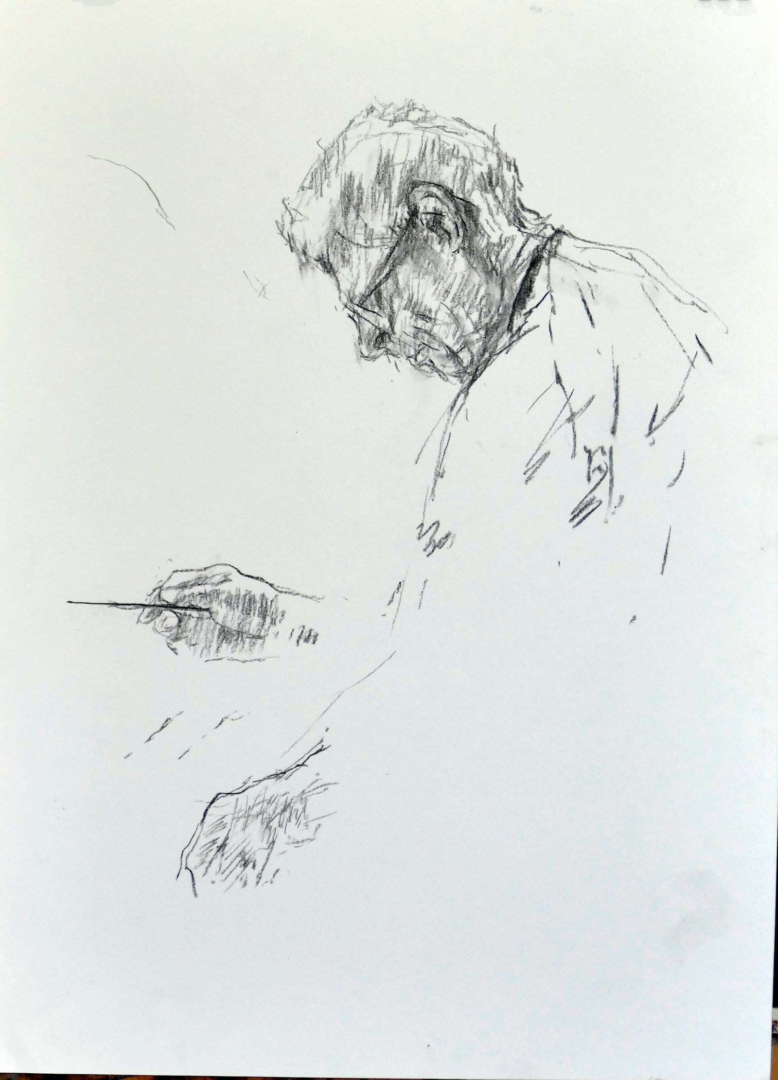 Janina Cebertowicz - Skrowaczewski 5 - Charcoal 42x30cm &pound;150