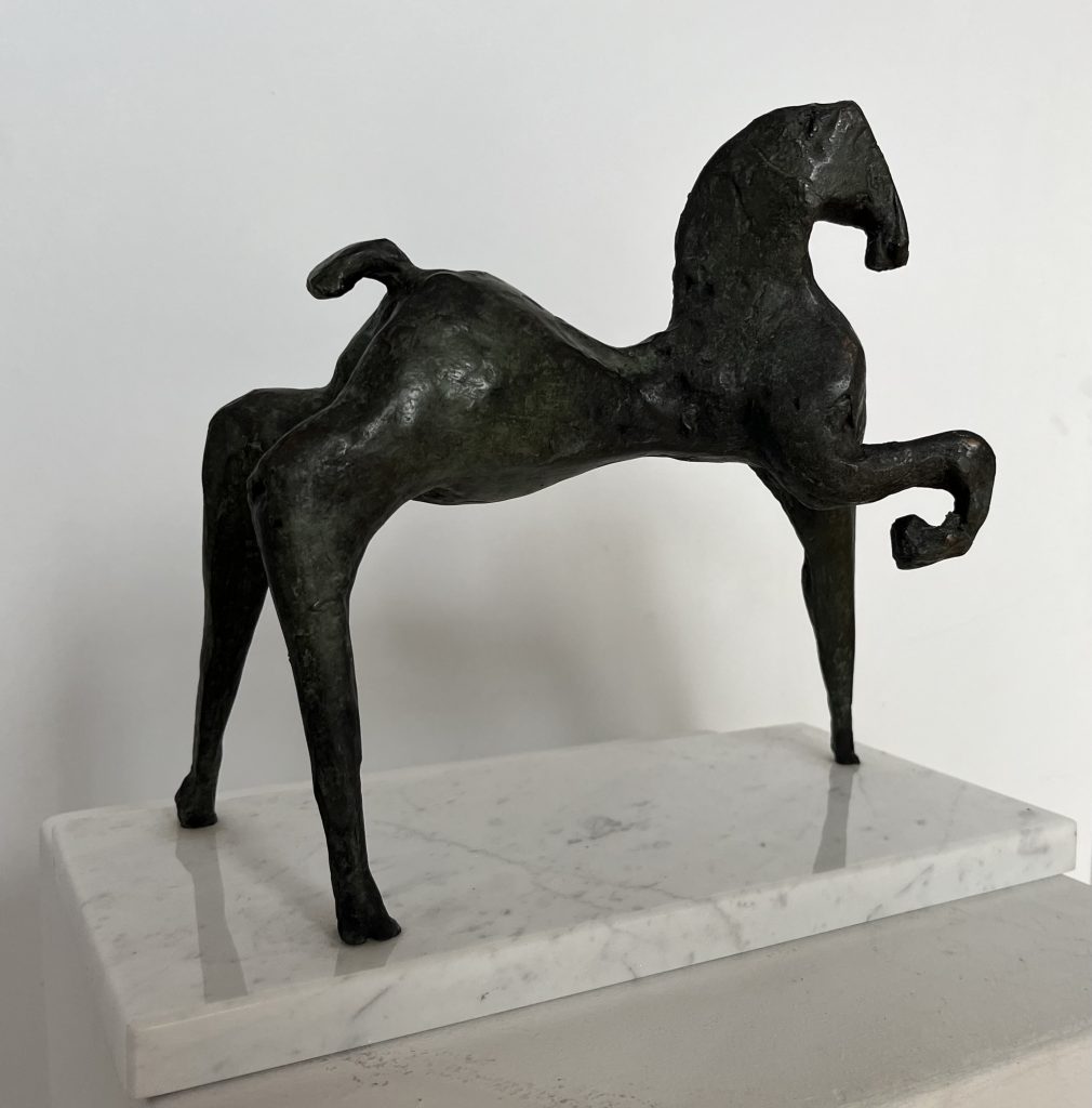 Geoffrey Key - Xanthos - bronze on marble plinth, signed & numbered 8/10, 30.5x25.5x15.5cm £8500