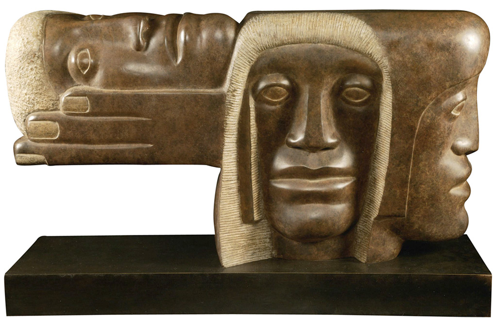 Dawn Rowland - An Emotional Year - bronze, edition of 6, size: 56x87x25cm £23,000