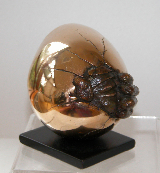 Dawn Rowland - Egg Series - bronze, edition of 6, size: 10x12cm £2,750