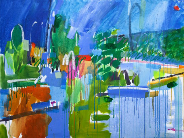 Debbie Goldsmith - Chance of Rain - oil on canvas, size: 91.5x122cm £1,200