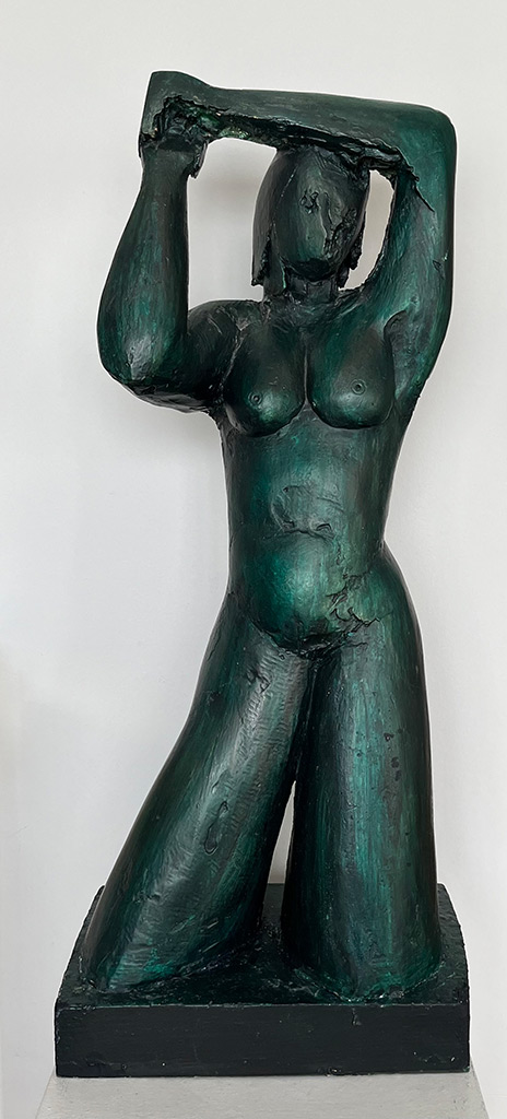 Geoffrey Key - Green Figure - plaster, size: 92x38cm £17,000