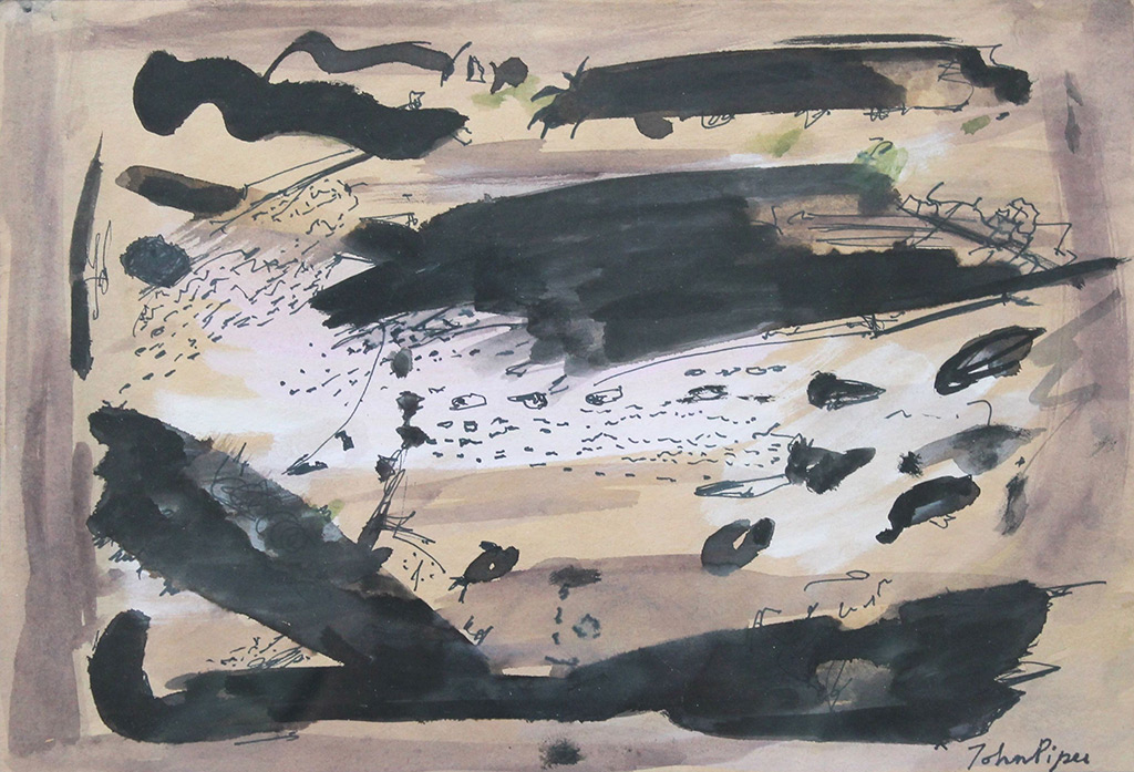 John Piper - North Wales,1962 - watercolour, ink and gouche, signed, size: 20.5x30cm £6,000