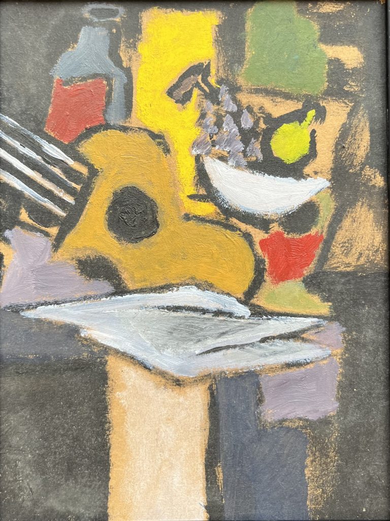 Michael Howard - Homage to Braque - 20x15cm, oil/acrylic on board, £375
