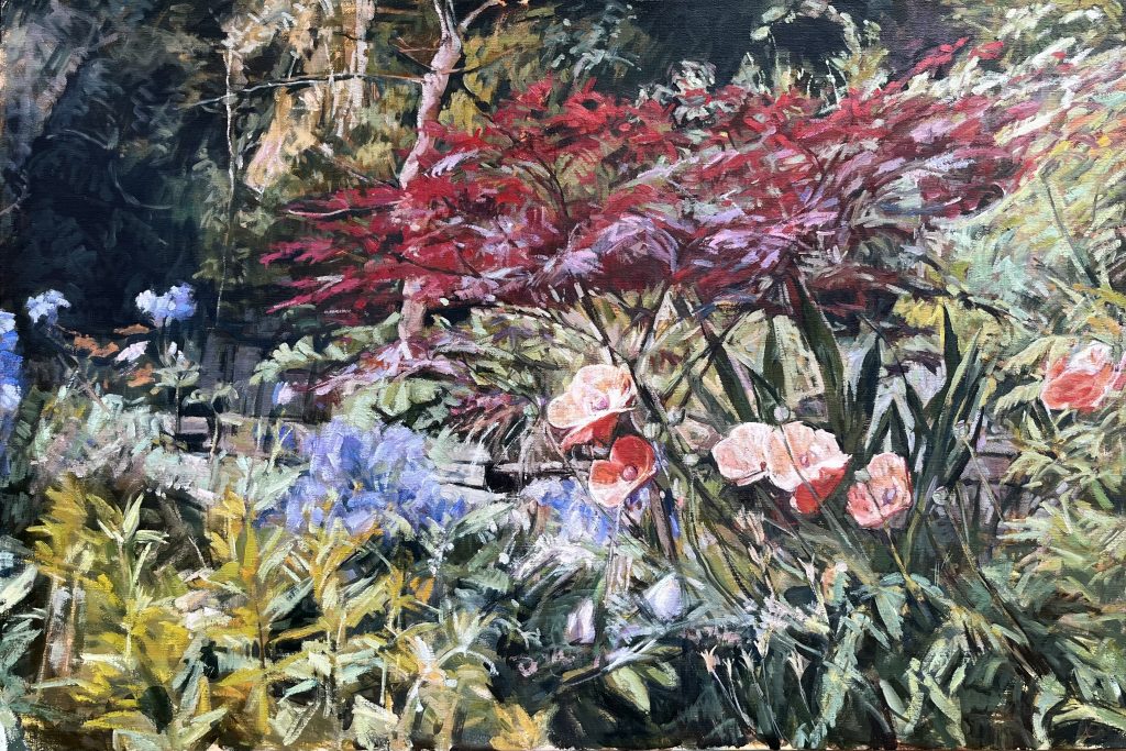 Janina Cebertowicz - Summer Painting June - oil on canvas 61x91.5cm £1300