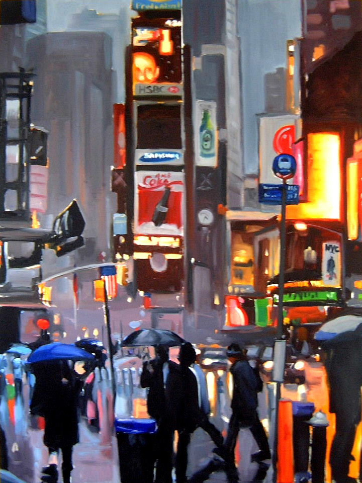 Times Square - Size: 74 x 56cm - £330 (print only) - £500 (mounted and framed)