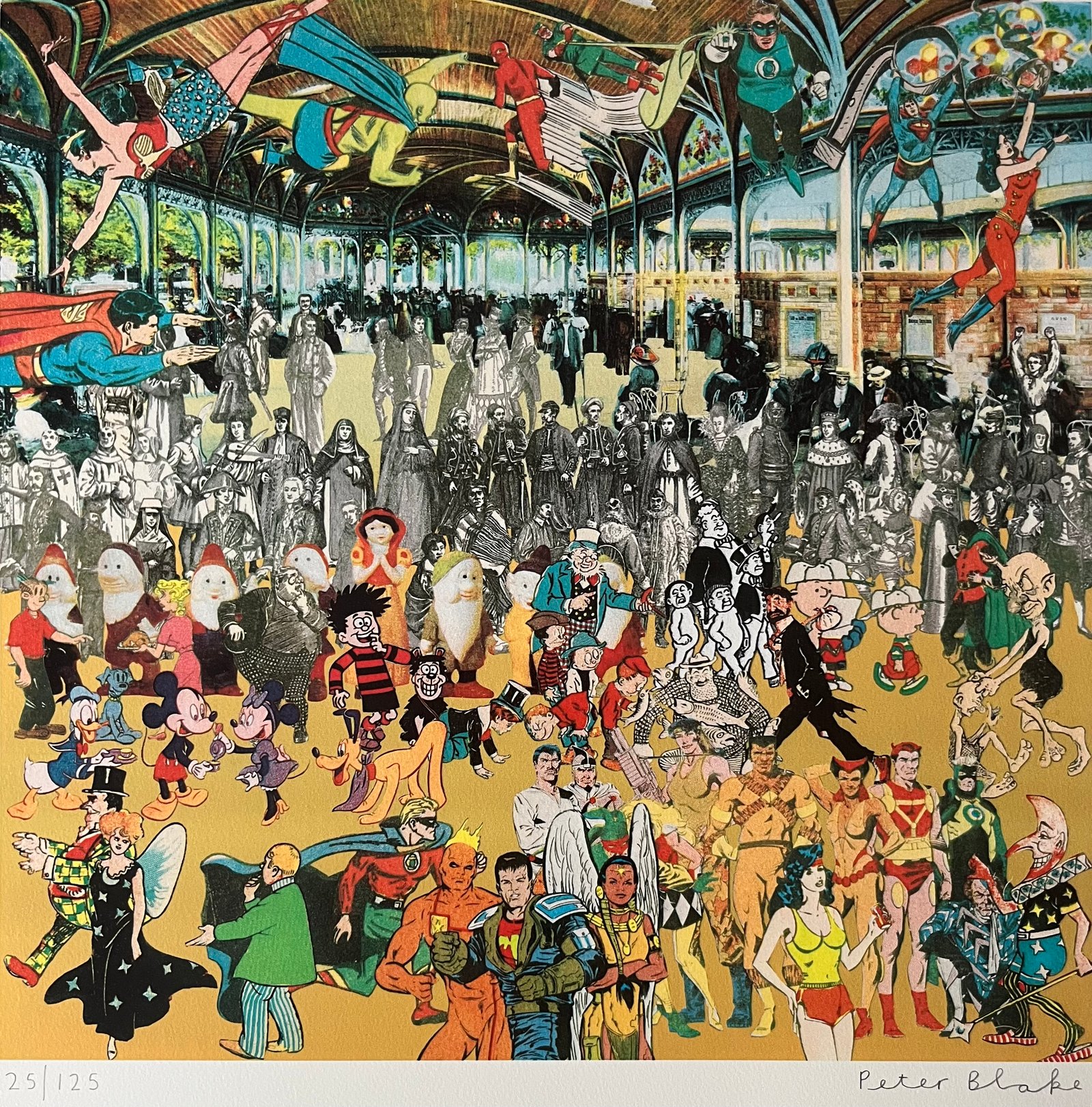 Peter Blake - Vichy: A Convention of Comic Book Characters
