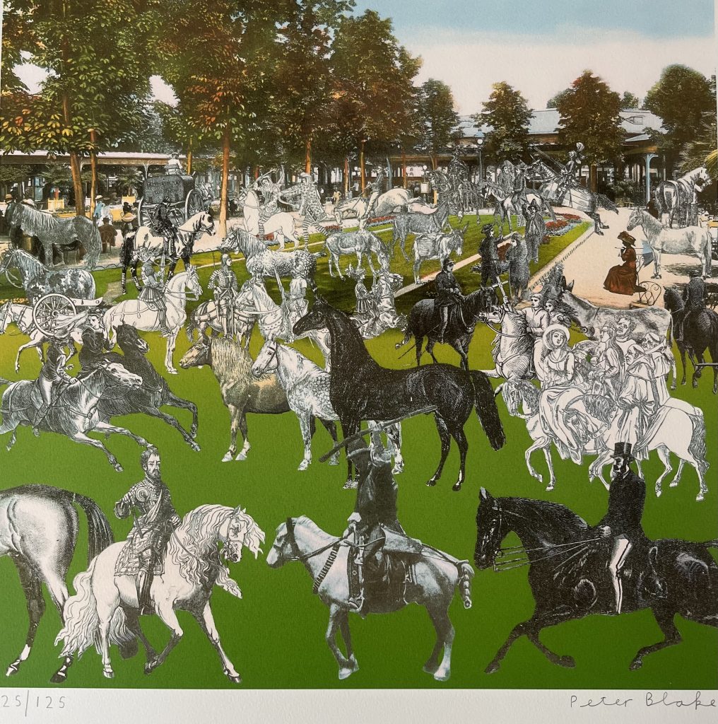 Vichy: Horseshow - signed, limited edition silkscreen print, 57x57cm £1,400