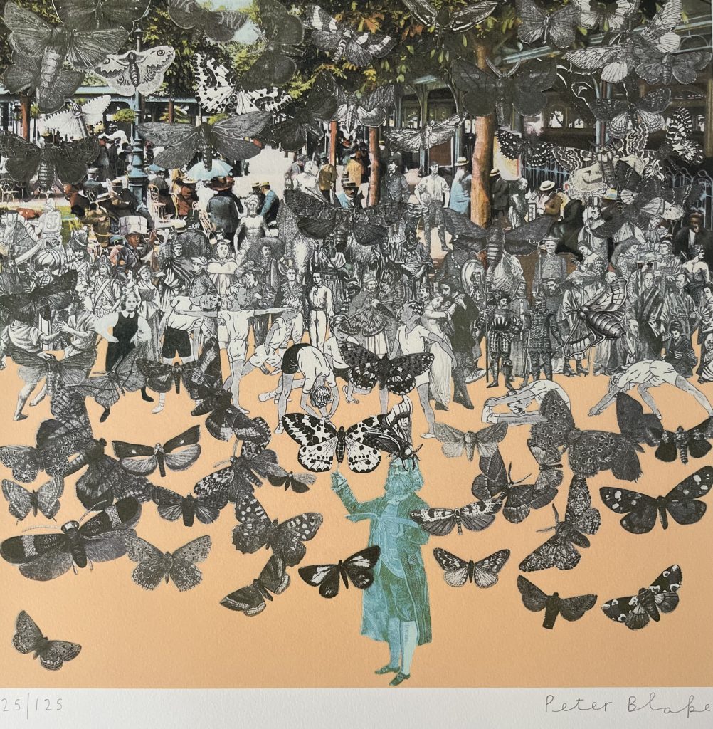 Vichy: The Butterfly Man - signed, limited edition silkscreen print, 57x57cm £1,400