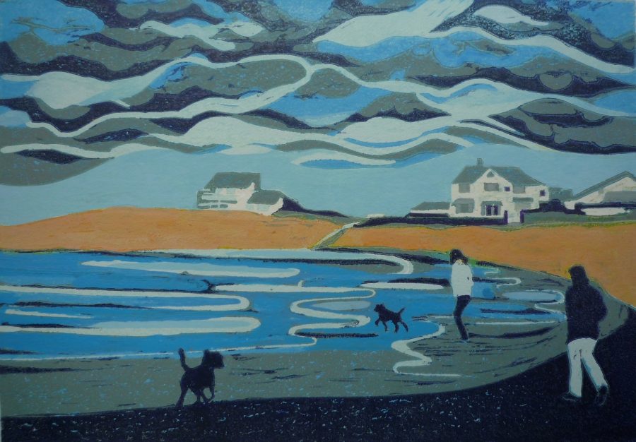 Frances Seba Smith - Treath Broad - linocut 26.5x36.5cm £275 Frances Seba Smith - Treath Broad - linocut 26.5x36.5cm £275