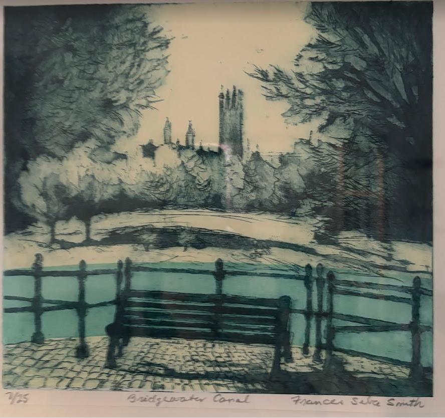 Frances Seba Smith - Bridgewater Canal - etching £220