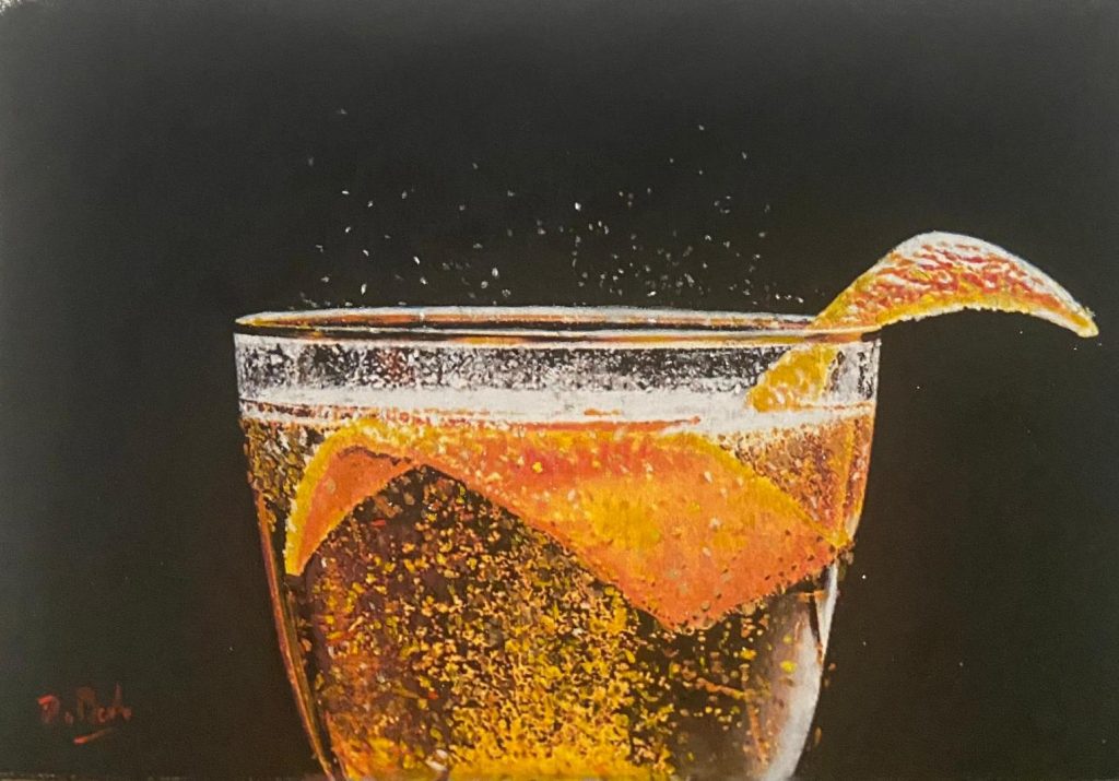 Darren Baker - Cocktail Hour - pastel 13x18cm £2790