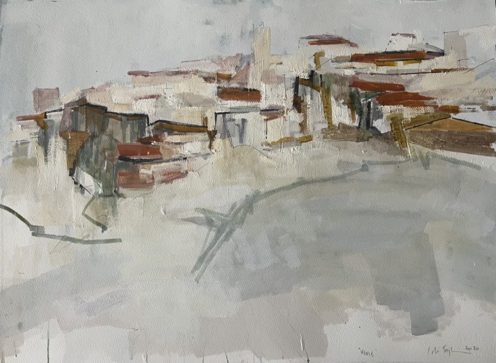 Colin Taylor - Vence - Ink, Acrylic and Pen on Arches Paper, 56x76cm £800