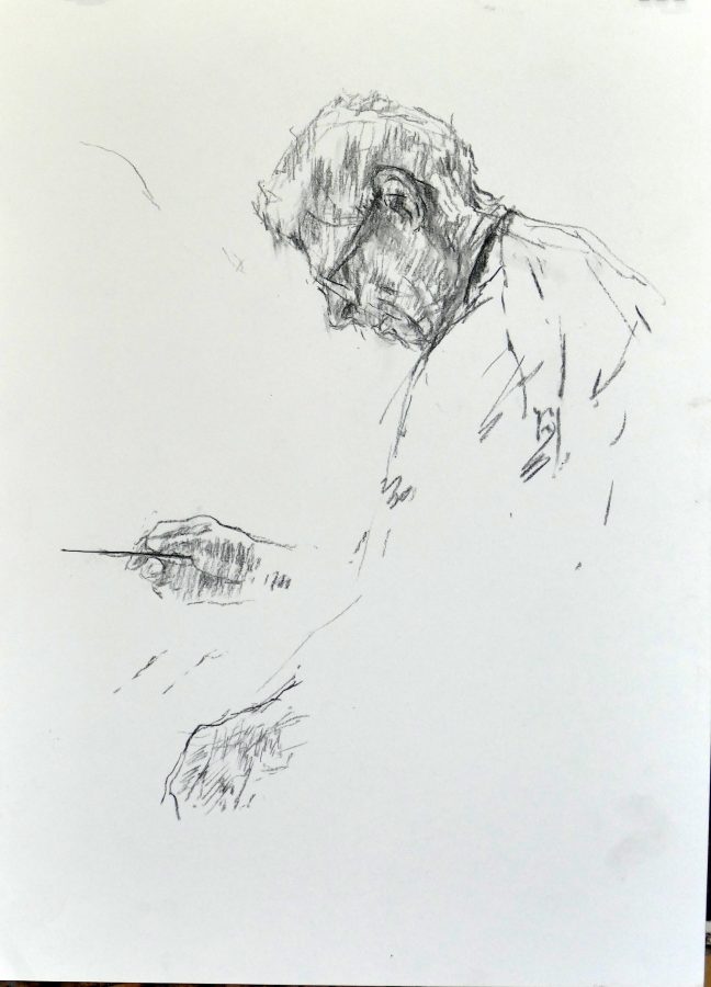 Janina Cebertowicz - Skrowaczewski 5 - graphite 60x42cm £200