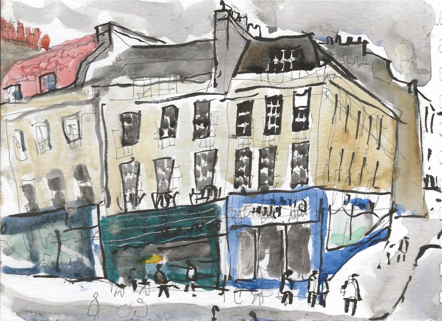 Gina Ward - Bristol - ink 19.5x14.5cm £195 Gina Ward - Bristol - ink 19.5x14.5cm £195