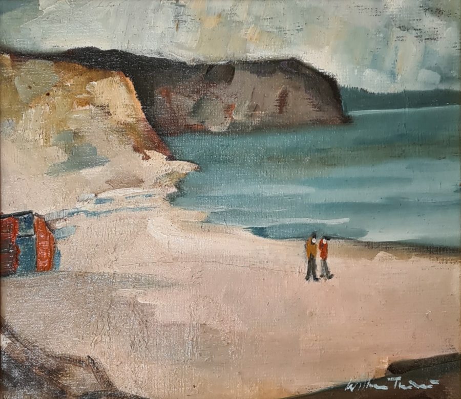 William Turner – Welsh Coast – oil on board 18x21cm £2500