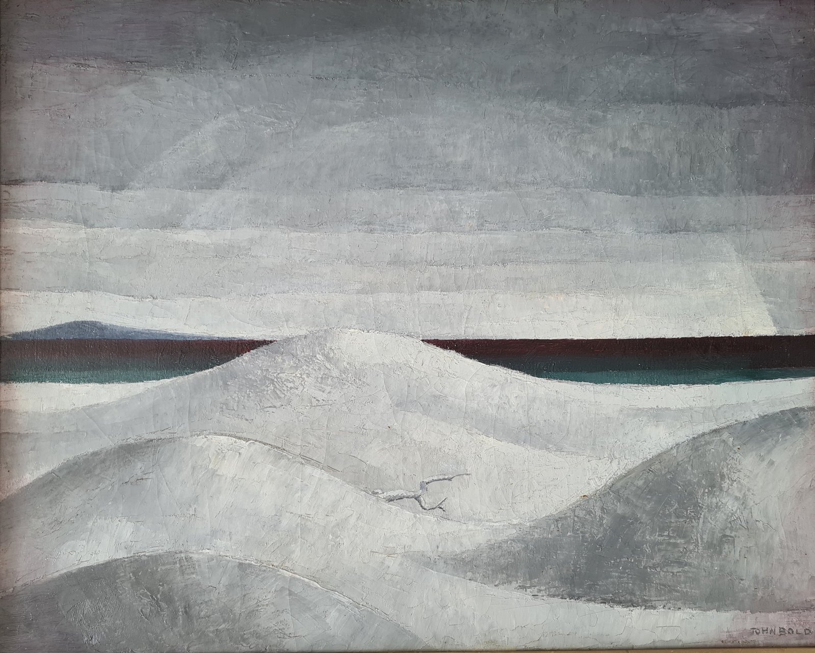 John Bold - Sand Dunes - oil on canvas - 41x51xm &pound;4000