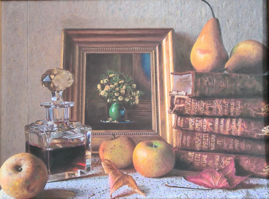 Darren Baker - The Artist by the Artist - 30x40cm oil on canvas &pound;8500